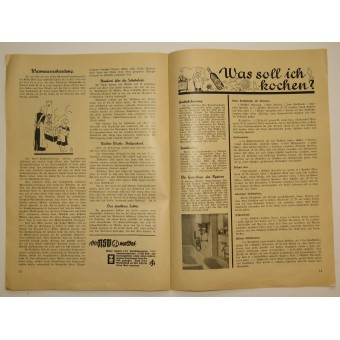 Welt und Leben, Nr.6, Settembre 1938, di 16 pagine. Espenlaub militaria